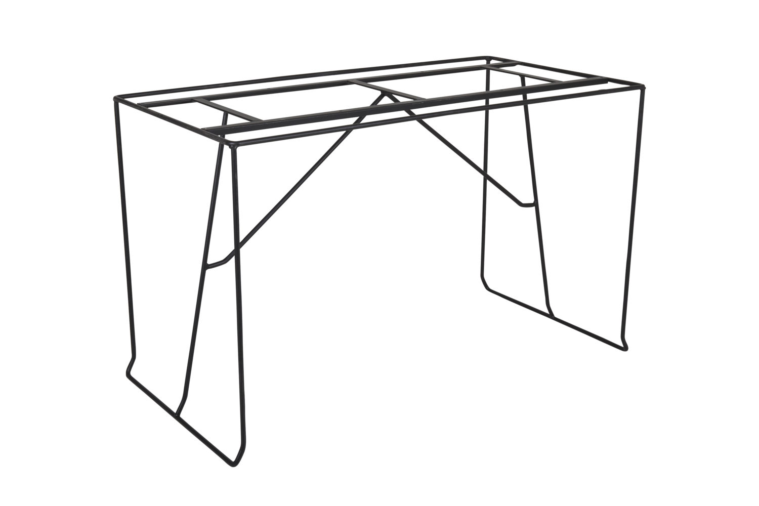 Sinarp bordsstativ 62x119 H72 cm svart Brafab