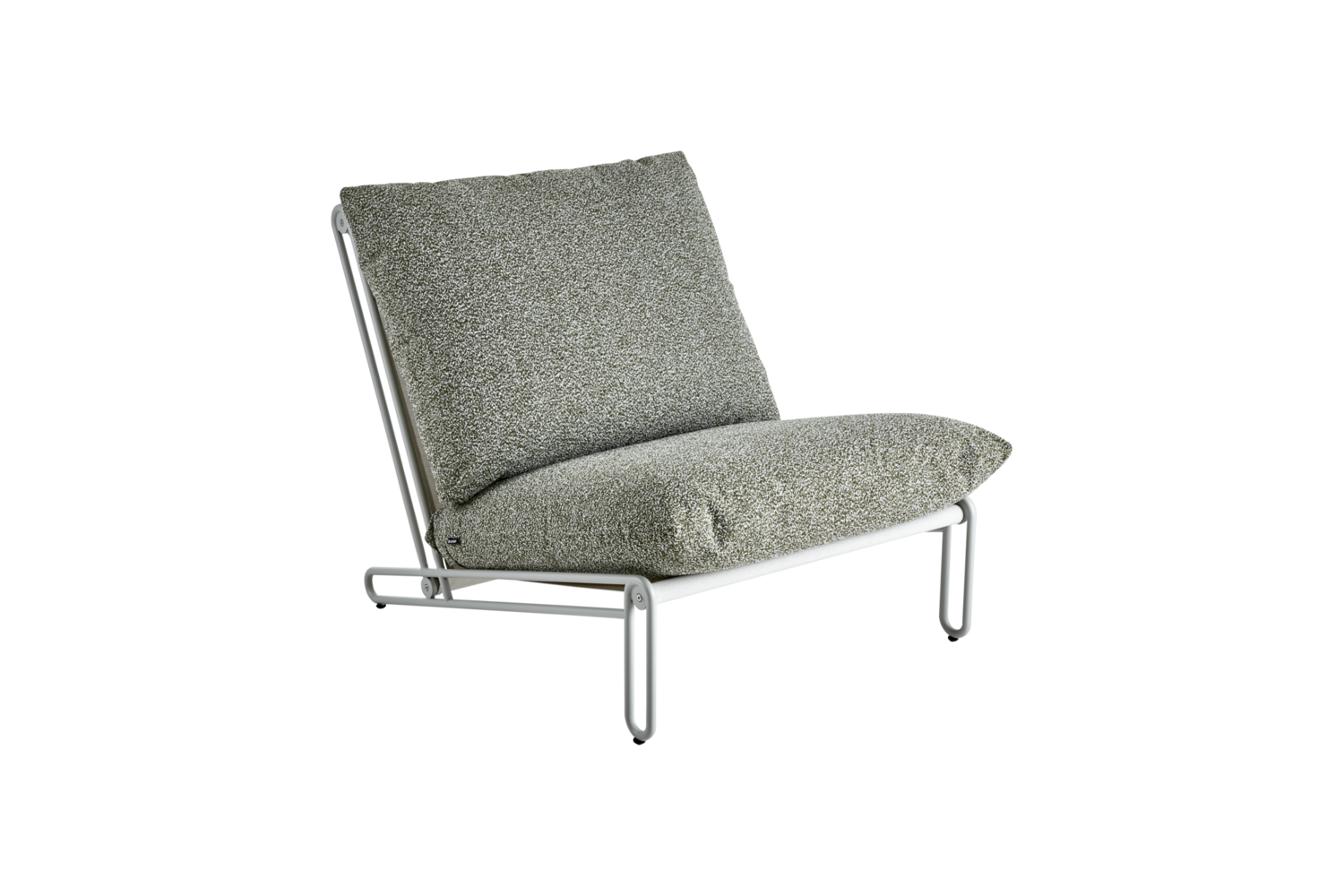 Blixt loungefåtölj light grey/teddy verde Brafab