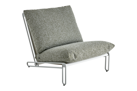 Blixt loungefåtölj light grey/teddy verde Brafab