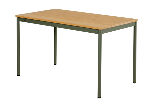 Nox cafébord 125x70x73 cm nordic green/bambu Brafab