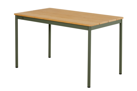 Nox cafébord 125x70x73 cm nordic green/bambu Brafab