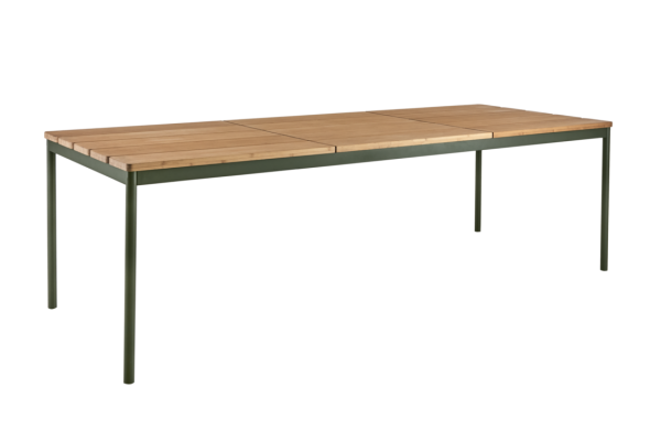 Nox matbord 238x90x73 cm nordic green/bambu Brafab