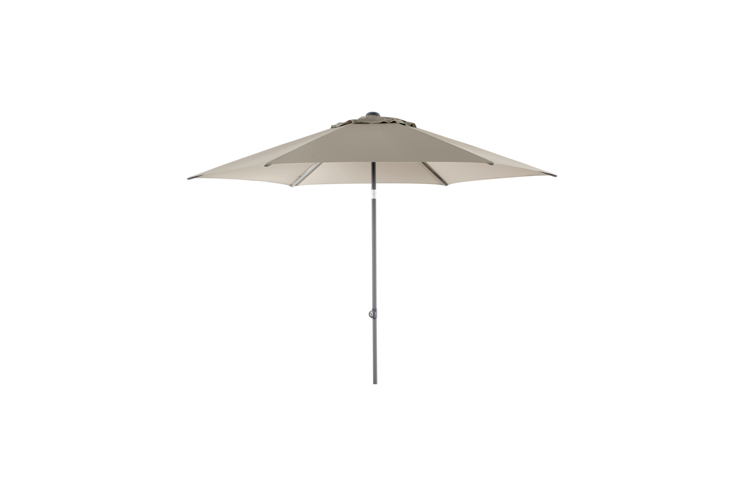 Poppi parasoll Ø300 cm taupe Brafab