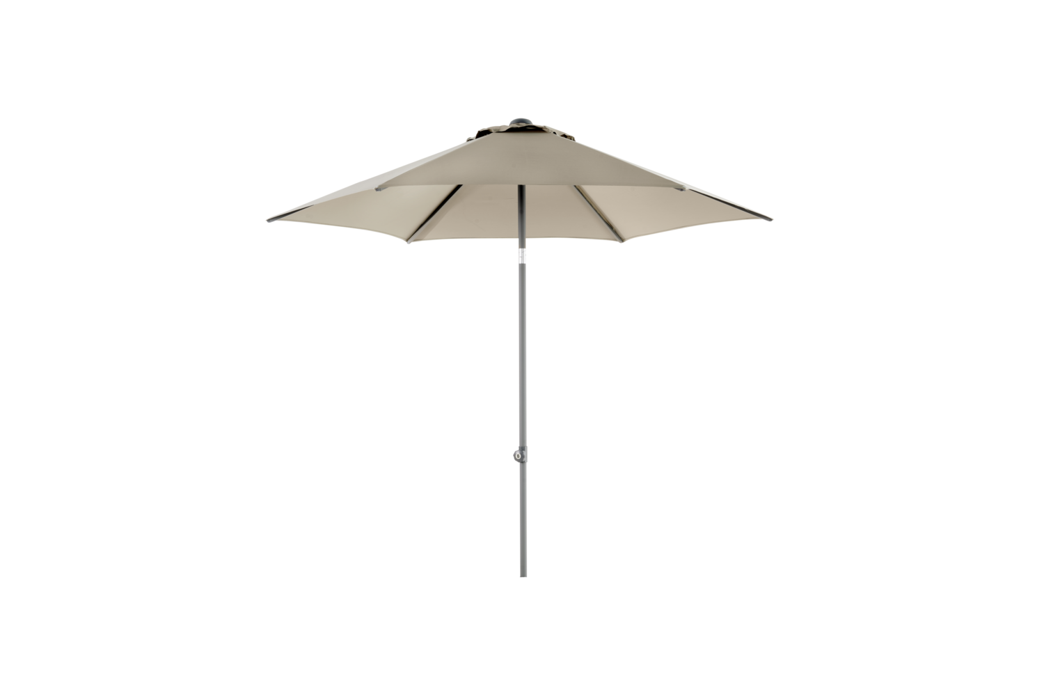 Poppi parasoll Ø250 cm taupe Brafab