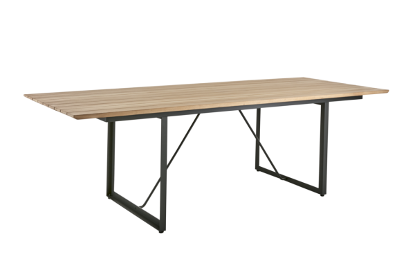 Shad matbord 240x90x73 cm antracit/teak Brafab