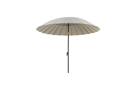 Shanghai parasoll Ø250 H251 cm antracit/khaki Brafab