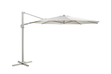 Vinovo frihängande parasoll Ø350 H275 cm khaki Brafab